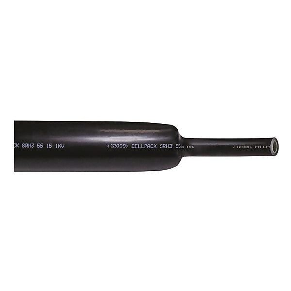 BBC Cellpack Warmschrumpfschlauch Schrumpfrate 3 : 1 SRH3/48-12/BK/1m